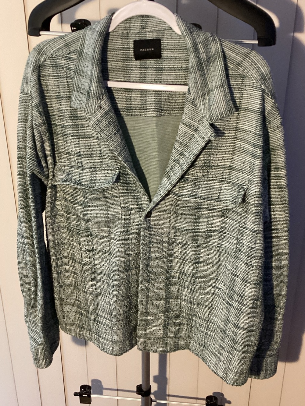 PacSun Green Marled Knit Blazer - XL!